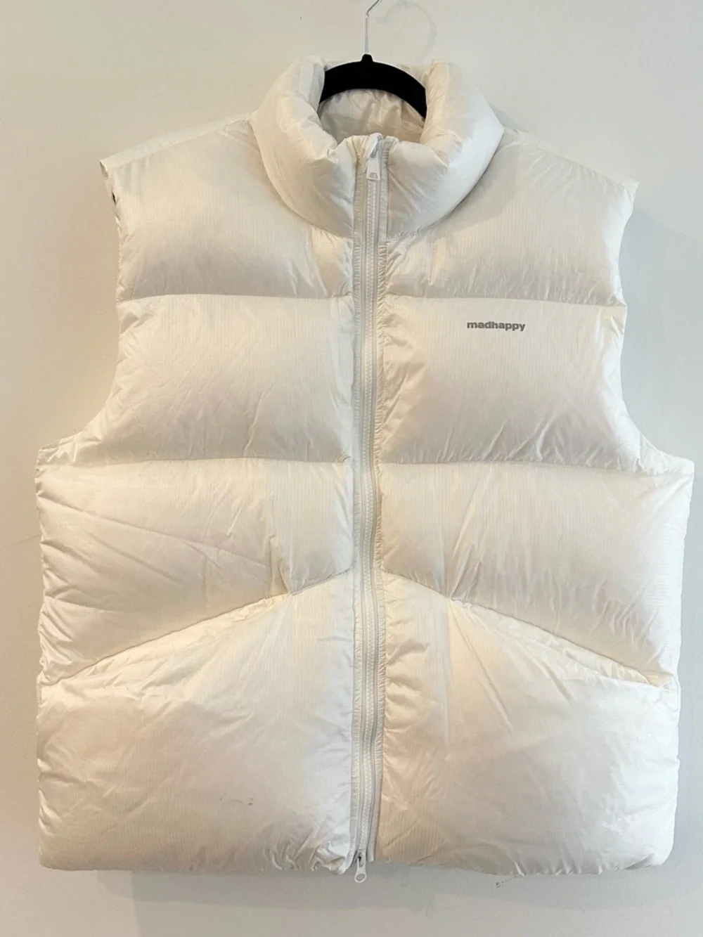 Madhappy Limited Edition Cozy White Puffer Vest Size Medium